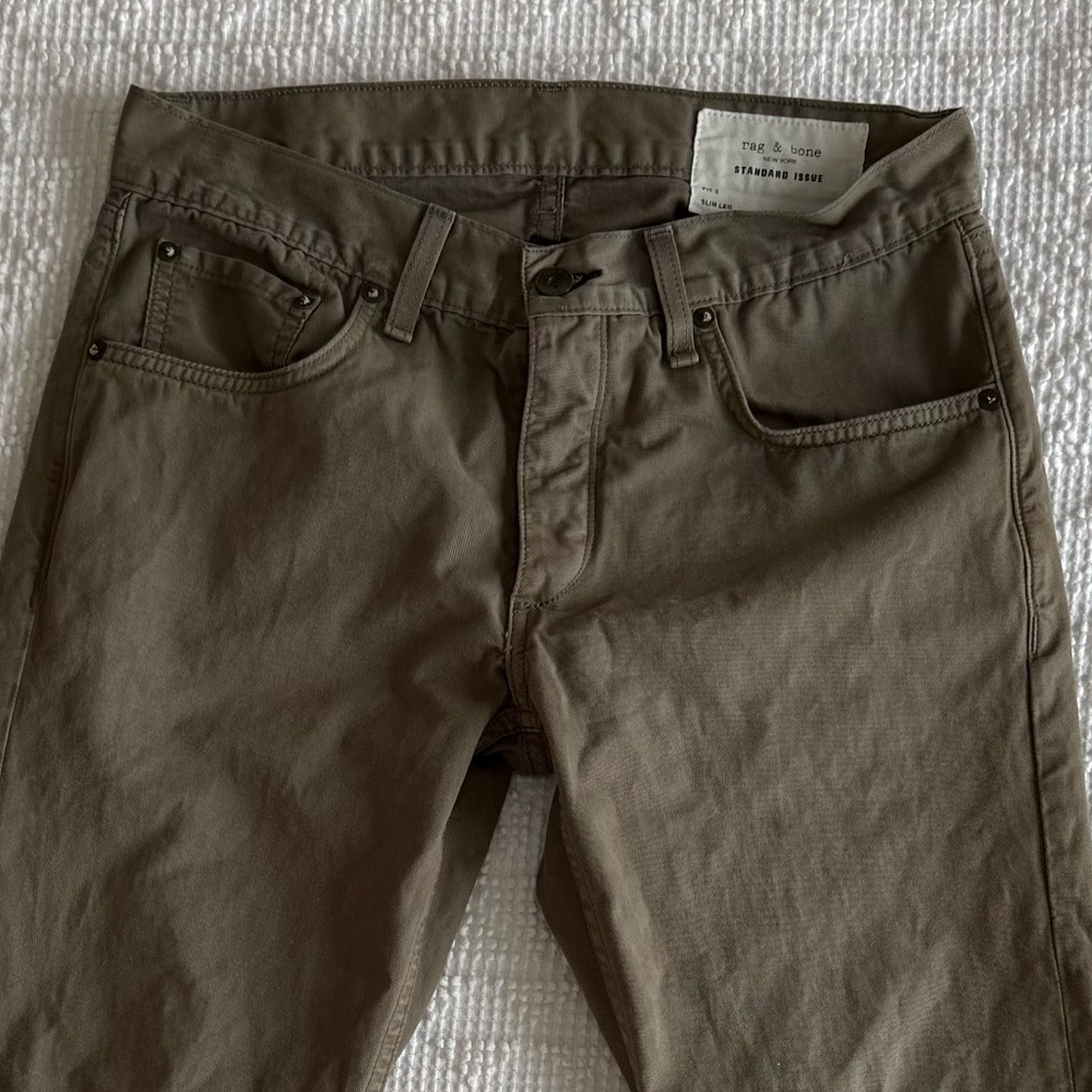 30/33 - Rag & Bone Pants - Slim Leg - Grey